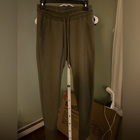 FP Movement by Free People Pants - Free People Womans Olive Green Joggers